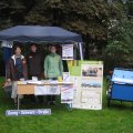 Magistralenmanagement beim Stadtteilfest Leutzsch | Verst�rkung f�r die Magistralenmanagerin Daniela Nu�. Foto: Christina Wei�