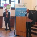 Auszeichnung -  Ehrenamtliche erhalten Agenda-Preis  | Der Preistr�ger Roman Grabolle bei seiner Dankesrede / Foto: Christina Wei�