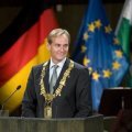 Leipziger Westen - Oberb&uuml;rgermeister auf Rundgang  | Leipzigs Oberb�rgermeister Burkhard Jung / Foto: Guido Bergmann, BPA