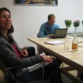 "Wir m&uuml;ssen was tun"  - Birgit Glorius spricht &uuml;ber Bildung im Leipziger Westen | Dr.Birgit Glorius kl�rt �ber Bildung auf / Foto: Christina Wei�