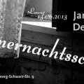 Sommernachtsschatten - Lesung, am 13.06.2013 im Hinterhof des hinZundkunZ | Sommernachtsschatten / Bild: hinZundkunZ