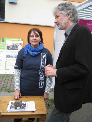 2. Georg-Schwarz-Straßen-Festival in Altlindenau am 25.6.2011 | Baudezernent Martin zur Nedden schlenderte auch vorbei. Foto: Christina Weiß