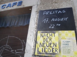 Fisch Bar lädt zur Nacht der Neuen Lieder in die Georg-Schwarz-Straße 109 | 