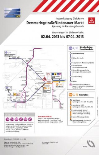 Straßenbahn-Pendelverkehr geplant  | So soll der Pendelverkehr funktionieren / Skizze: LVB