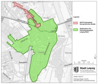 Zwei Verfügungsfonds zur Unterstützung von kleinen Projekten | Fördergebiet Leipziger Westen und Georg-Schwarz-Straße / Bild: Stadt Leipzig