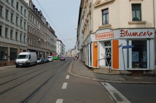 Georg-Schwarz-Straße mit Exklusivbericht im aktuellen BAUSTEIN  | Die Georg-Schwarz-Straße entwickelt sich / Foto: Enrico Engelhardt