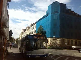 Baustellenreport auf Leipzig-Fernsehen | Schienenersatzverkehr für die Linie 7, Foto: Enrico Engelhardt