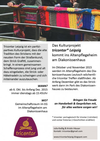 Finissage und Installation des Projektes "Tricontar" am  6. Dezember | 