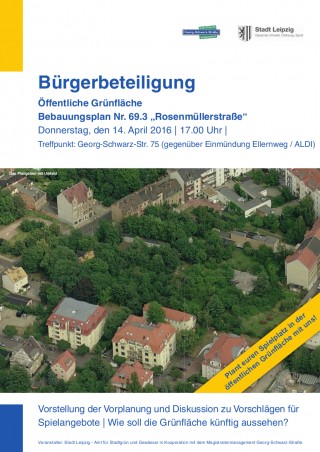Informationsveranstaltung zur öffentlichen Grünfläche an der Pufendorfstr. am 14.4. | 