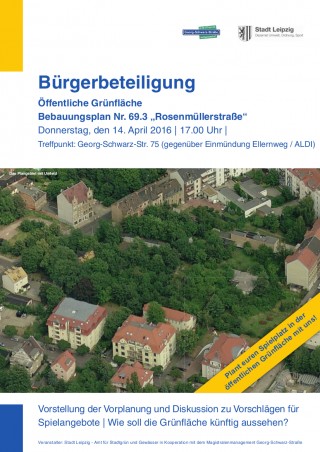 Bildinhalt: Informationsveranstaltung zur öffentlichen Grünfläche an der Pufendorfstr. am 14.4. | 