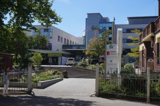 Stand des Bauvorhabens Hubschrauberlandeplatz auf Diakonissenkrankenhaus | Diakonissenkrankenhaus / Foto: S.Ruccius