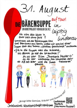 Kunstprojekt Bärensuppe diskutiert über Geld | 