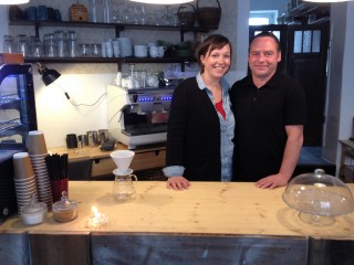 Neues Café “Fräulein Frank” öffnet im Mai auf der GSS | Sabine und Ronny Senf im Café Fräulein Frank