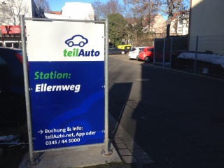 Neue Teilautostation | Teilautostation Ellernweg