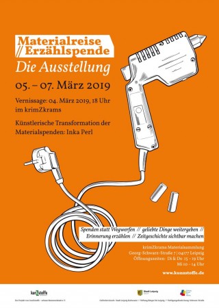 Bildinhalt: Ausstellung Materialreise // Erzählspende | 