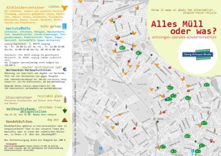 Flyer zum Thema Müll oder Verschenken für Leipziger Westen erschienen | 