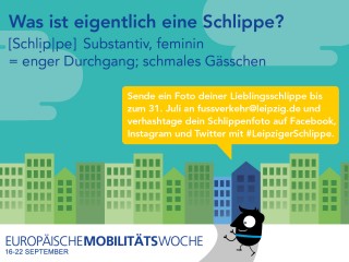 „Auf die Schlippe, fertig, los!“: Fotowettbewerb zur Europäischen  Mobilitätswoche | 