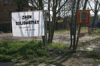 Zaun der Solidarität | Nachbarschaft Leutzsch